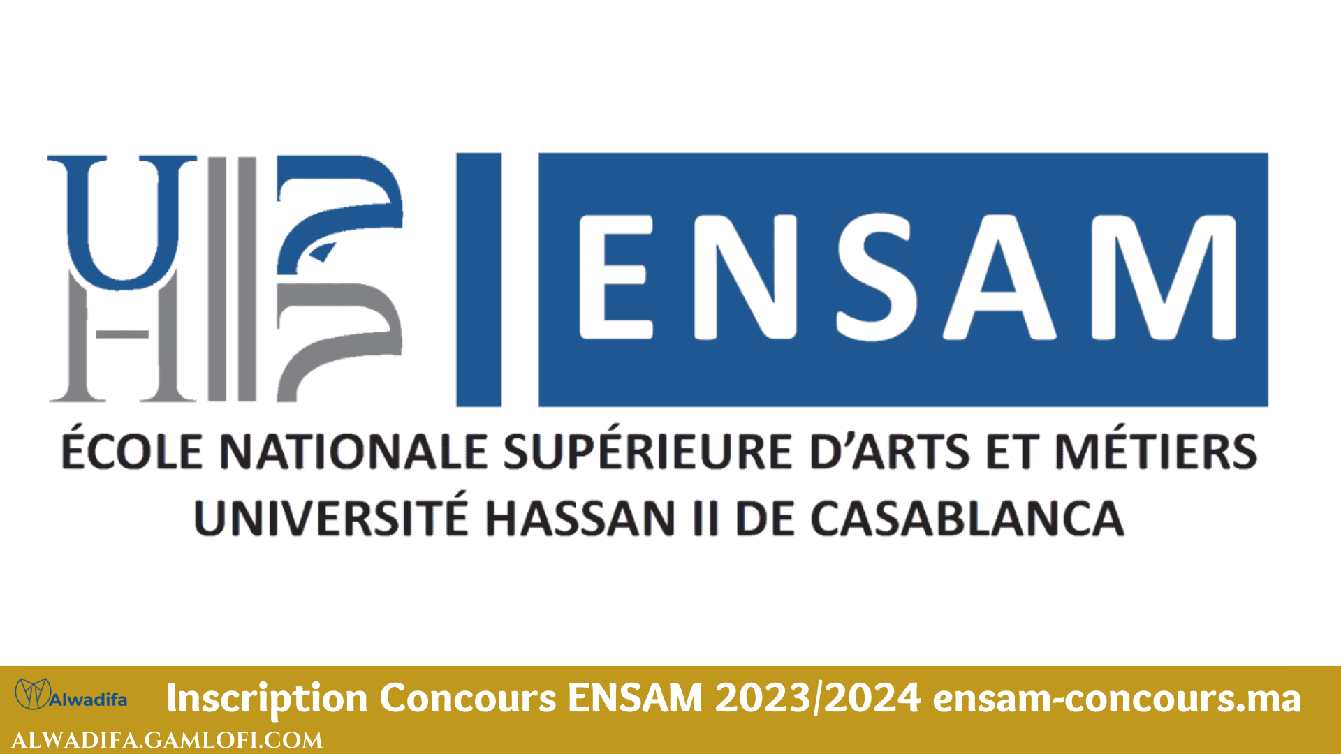 Inscription Concours ENSAM